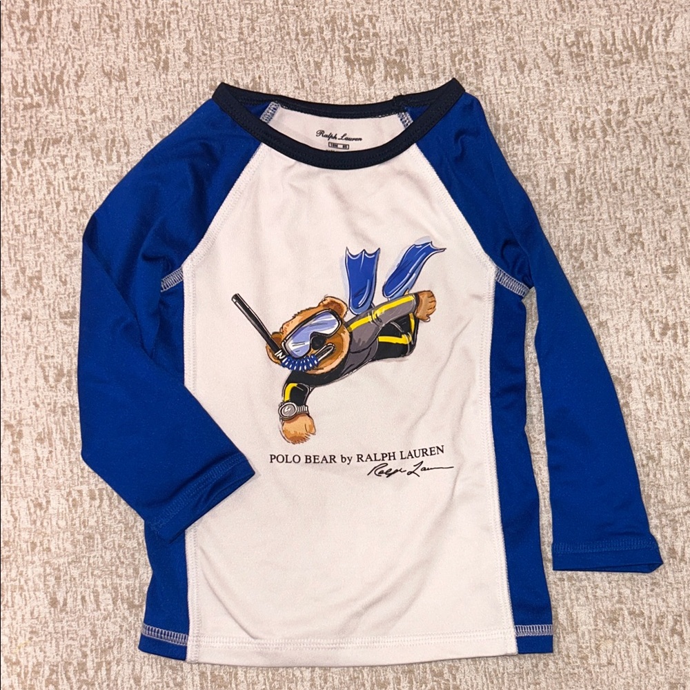 Ralph Lauren Polo Bear Long Sleeve Rashguard